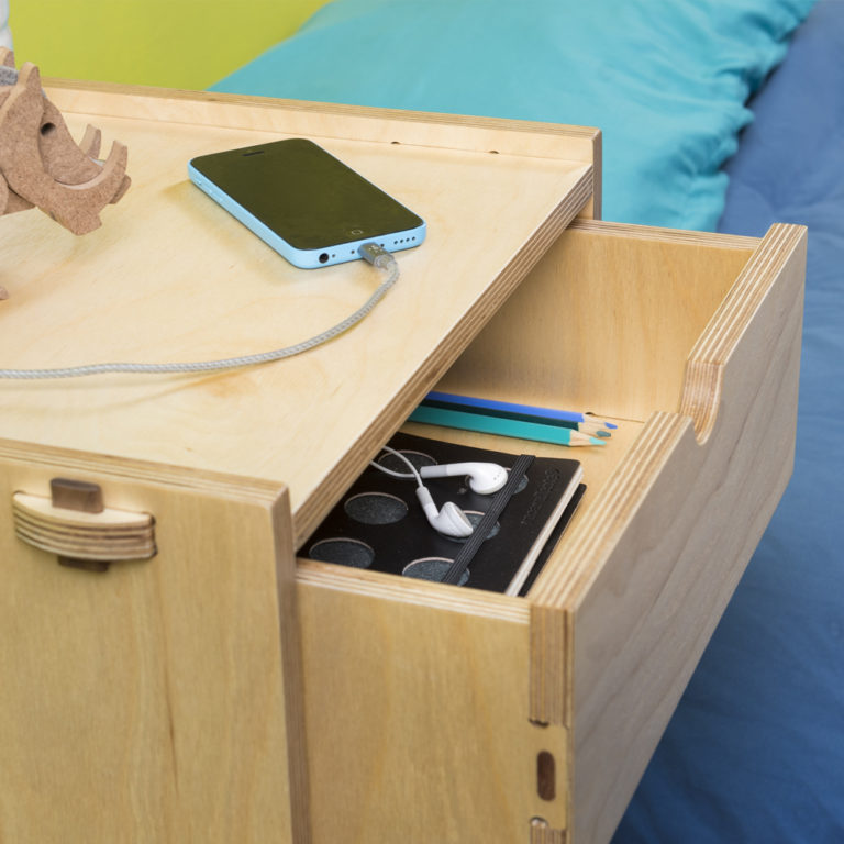 Buró de Madera para Recámara de Diseño Clásico y Minimalista 7 Minutos