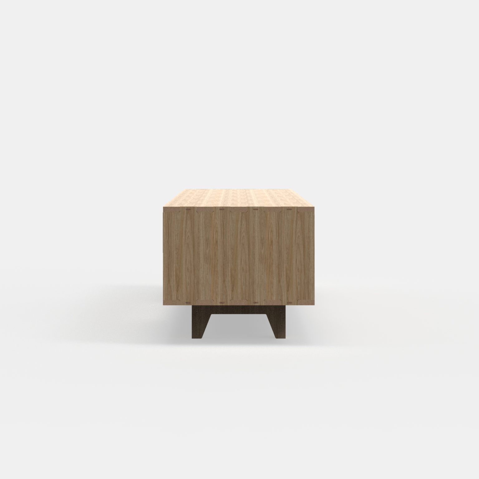 Credenza de Madera Moderna Minimalista con 3 Cajones SB2 Hecho y Derecho
